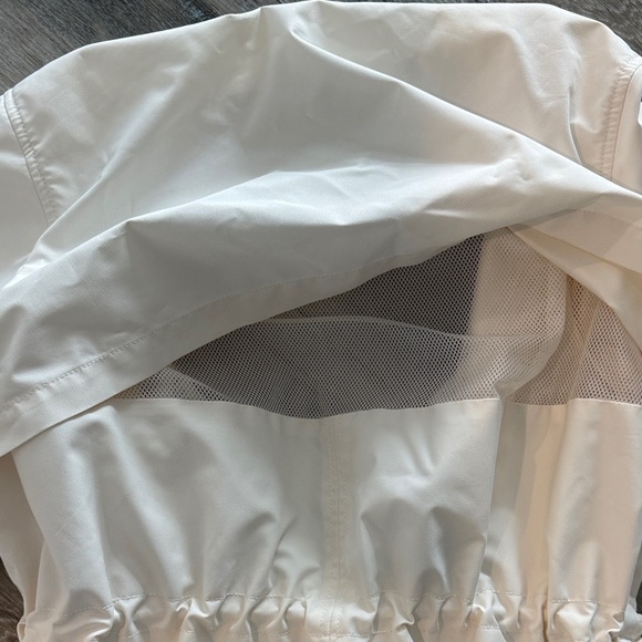 BR STANDARD Cream Hooded Jacket Raincoat sz l - Picture 6 of 8